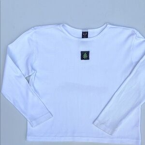 🌲Vtg 90s Gap girls rib tshirt🌲